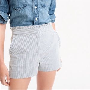J Crew Seersucker Shorts